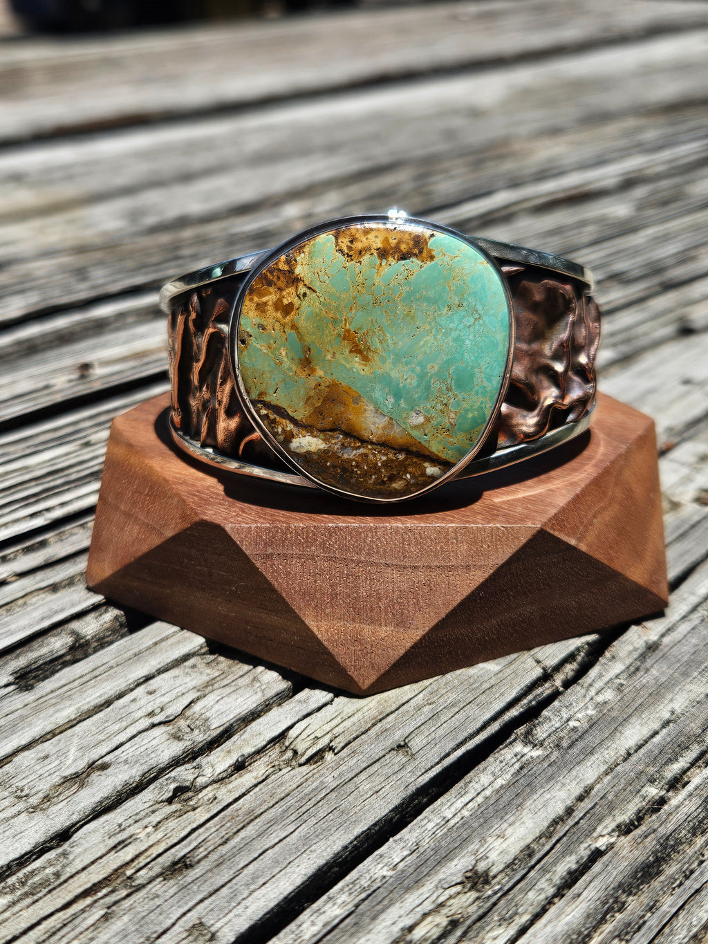 Large Royston Turquoise Cuff