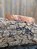 Textured heavy copper cuff