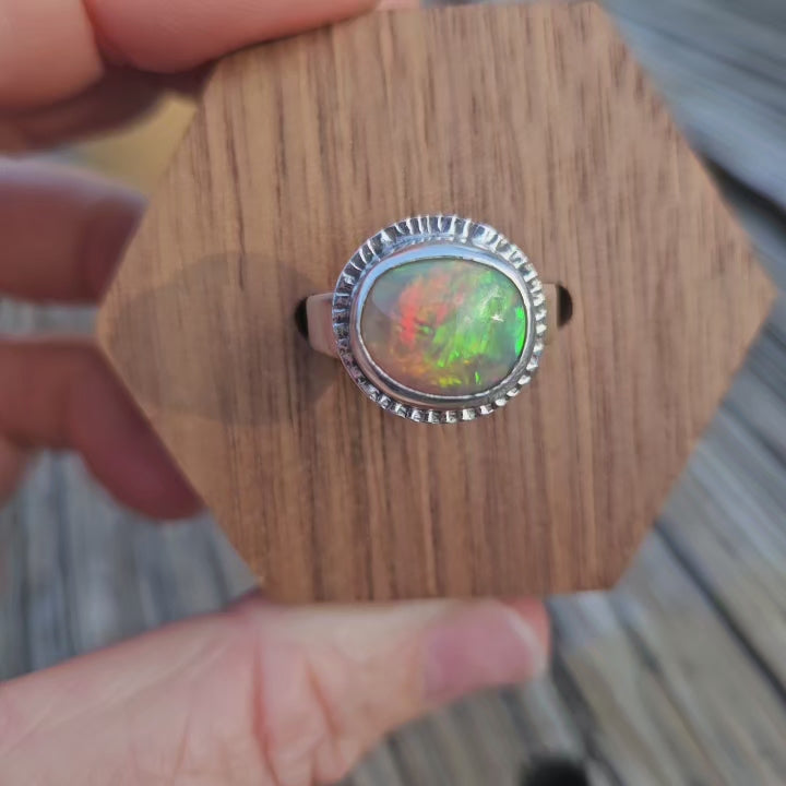 Ethiopian Opal Ring