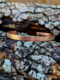 Copper Pattern Bracelet