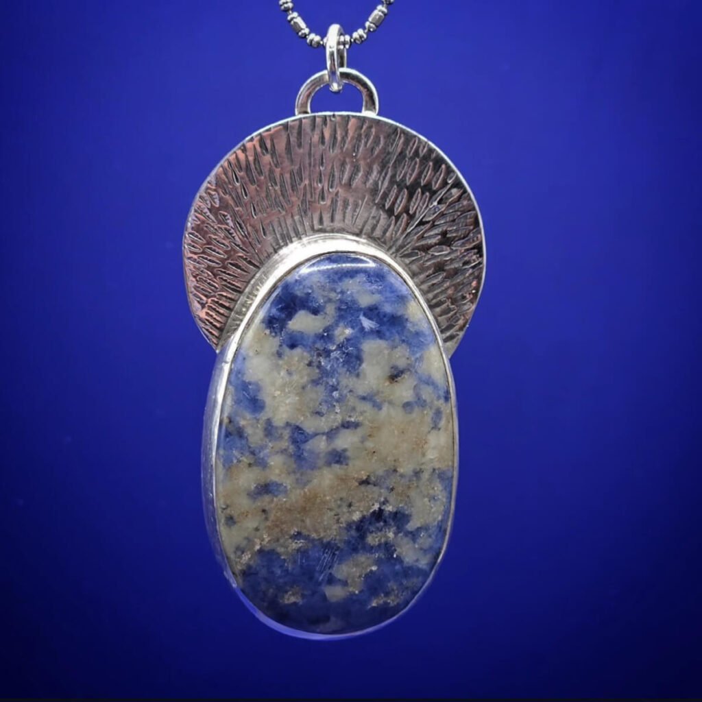 Sterling Silver Chilean Lapis Lazuli Pendant