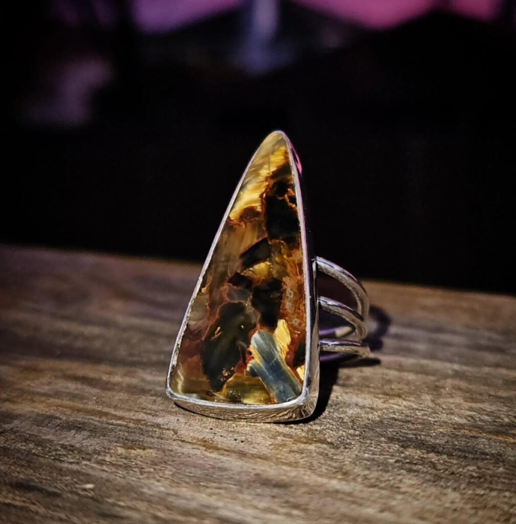 Pietersite Ring Size 9